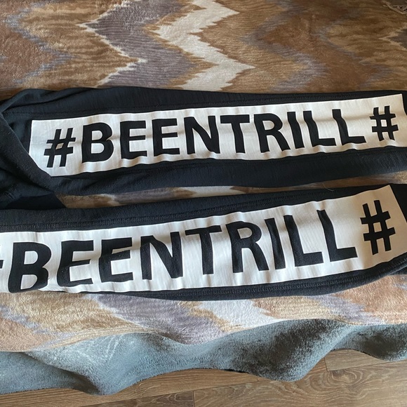 #BEENTRILL# Men’s Black Joggers Size Small - Picture 7 of 8